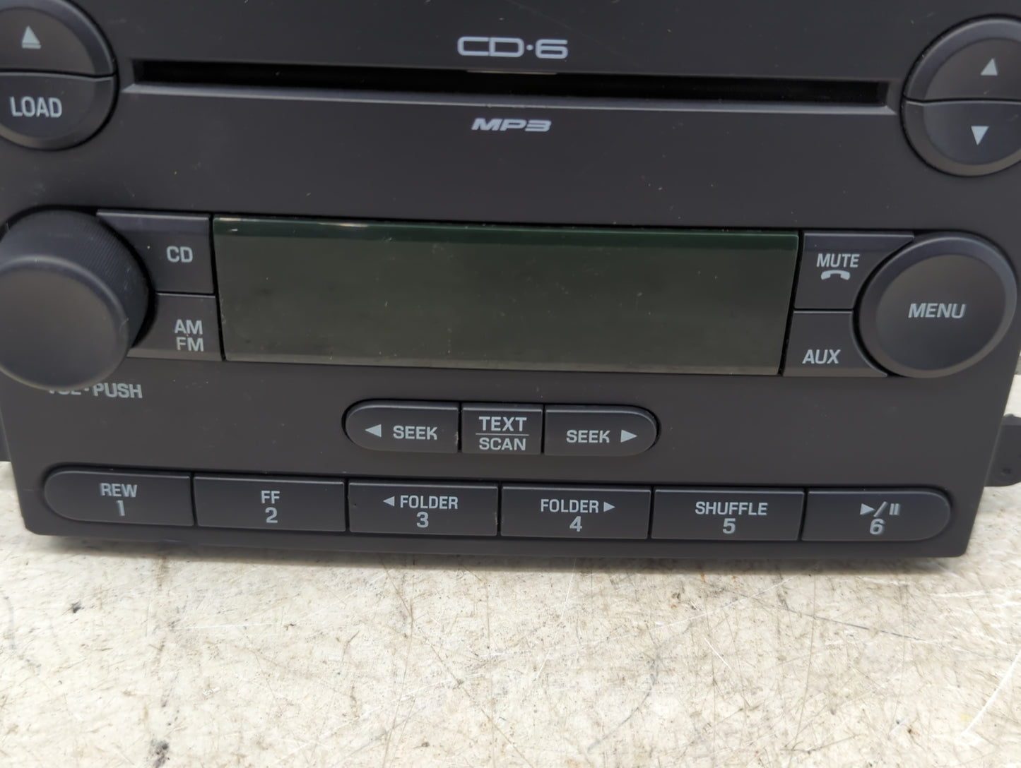 2007 Ford Explorer Radio AM FM Cd Player Receiver Replacement P/N:7L2T-18C815-BE Fits OEM Used Auto Parts - Oemusedautoparts