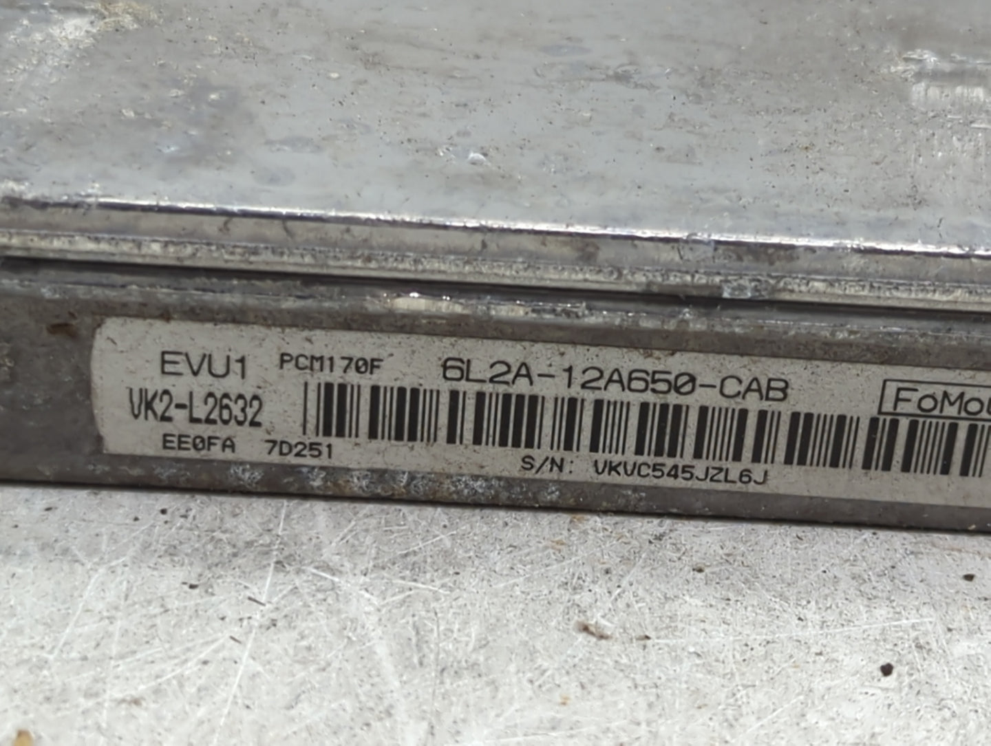 2006-2007 Ford Explorer PCM Engine Control Computer ECU ECM PCU OEM P/N:6L2A-12A650-CAB Fits Fits 2006 2007 OEM Used Auto Pa