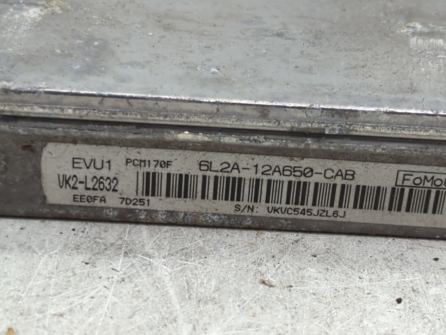 2006-2007 Ford Explorer PCM Engine Control Computer ECU ECM PCU OEM P/N:6L2A-12A650-CAB Fits Fits 2006 2007 OEM Used Auto Pa