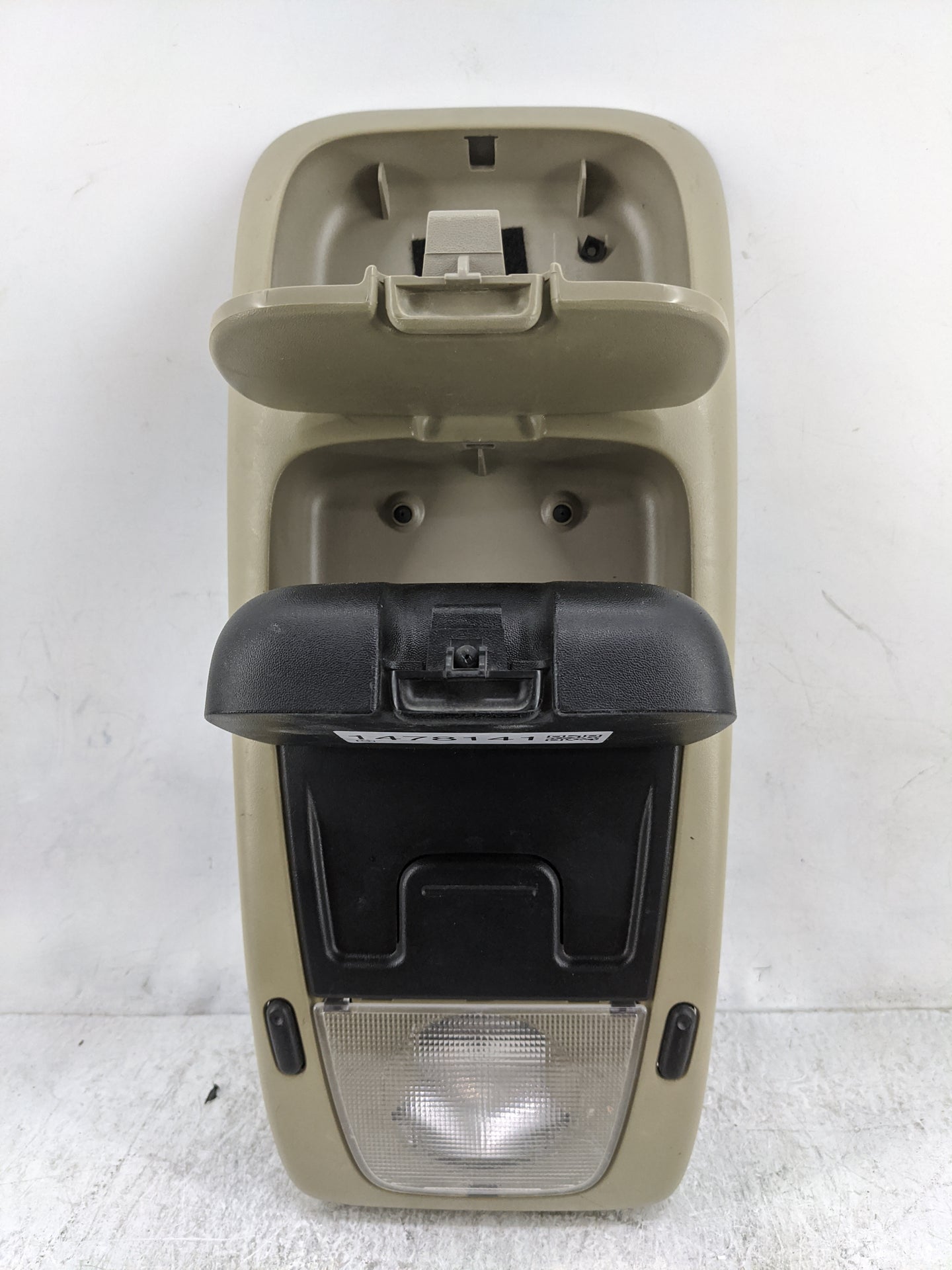 2007 Ford Explorer Overhead Roof Console Tan - Oemusedautoparts1.com