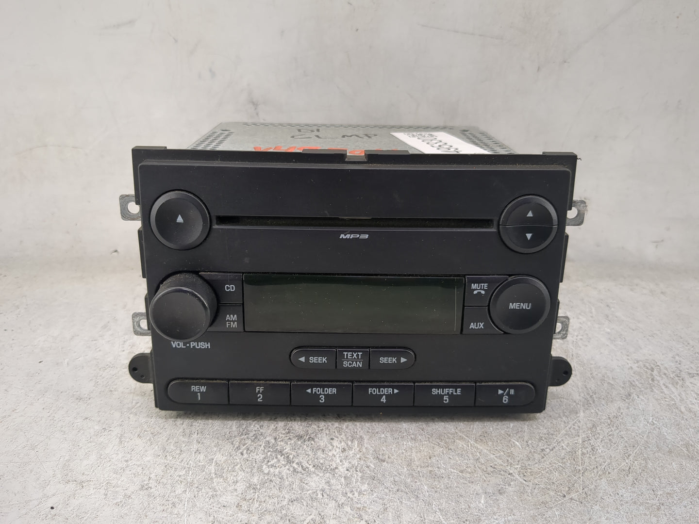 2006 Ford Explorer Radio AM FM Cd Player Receiver Replacement P/N:6L2T-18C869-AG Fits OEM Used Auto Parts - Oemusedautoparts