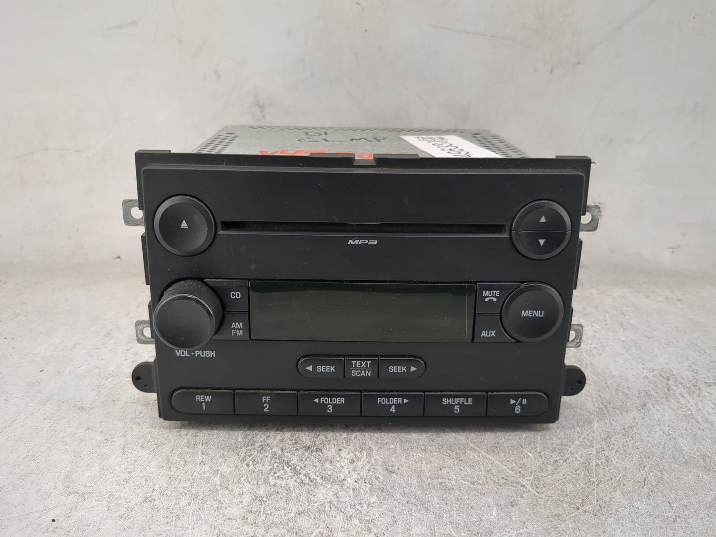 2006 Ford Explorer Radio AM FM Cd Player Receiver Replacement P/N:6L2T-18C869-AG Fits OEM Used Auto Parts - Oemusedautoparts