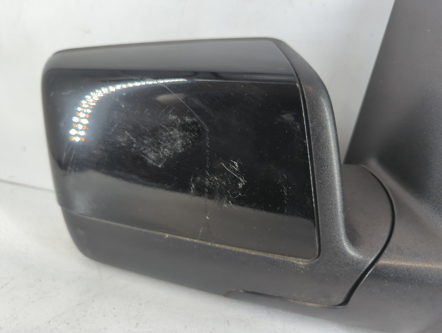 2007 Ford Explorer Driver Left Side View Manual Door Mirror Black - Oemusedautoparts1.com
