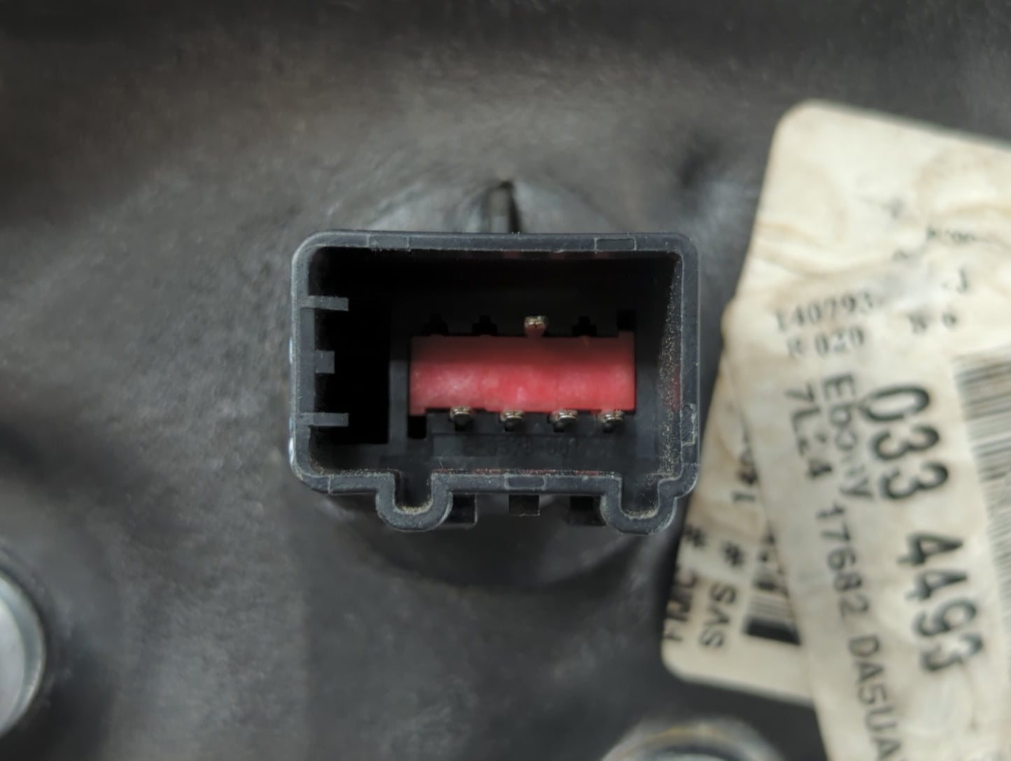 2007 Ford Explorer Driver Left Side View Manual Door Mirror Black - Oemusedautoparts1.com