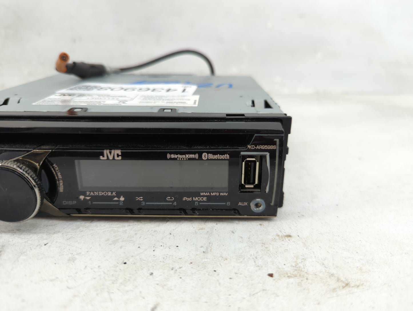 2007 Ford Explorer Sport Trac Radio AM FM Cd Player Receiver Replacement P/N:KD-AR959BS Fits OEM Used Auto Parts - Oemusedau