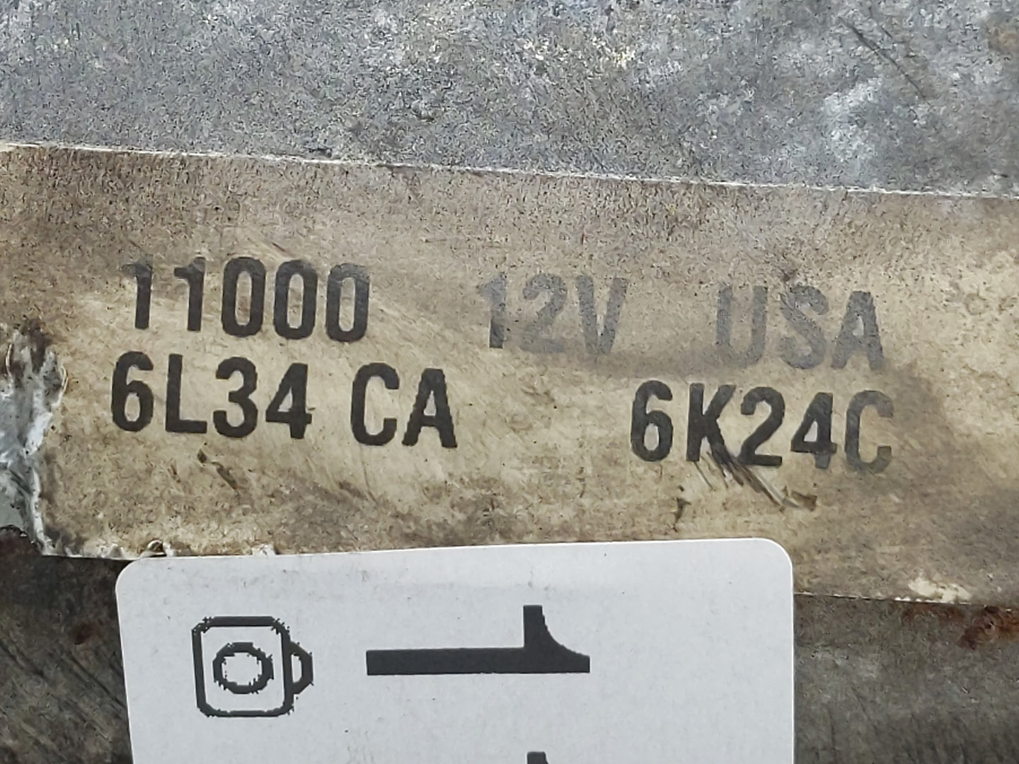 1999-2013 Ford F-150 Car Starter Motor Solenoid OEM P/N:11000 12V 6L34 CA 6K24C Fits OEM Used Auto Parts - Oemusedautoparts1