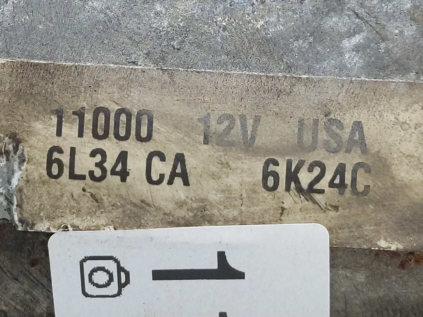 1999-2013 Ford F-150 Car Starter Motor Solenoid OEM P/N:11000 12V 6L34 CA 6K24C Fits OEM Used Auto Parts - Oemusedautoparts1