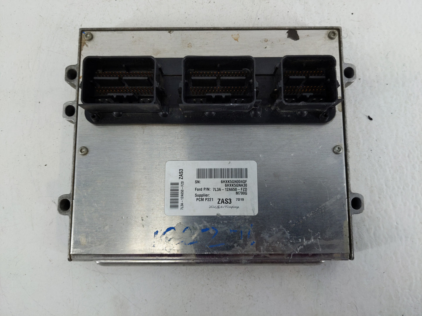 2007 Ford F-150 PCM Engine Control Computer ECU ECM PCU OEM P/N:7L3A-12A650-FZ Fits OEM Used Auto Parts - Oemusedautoparts1.