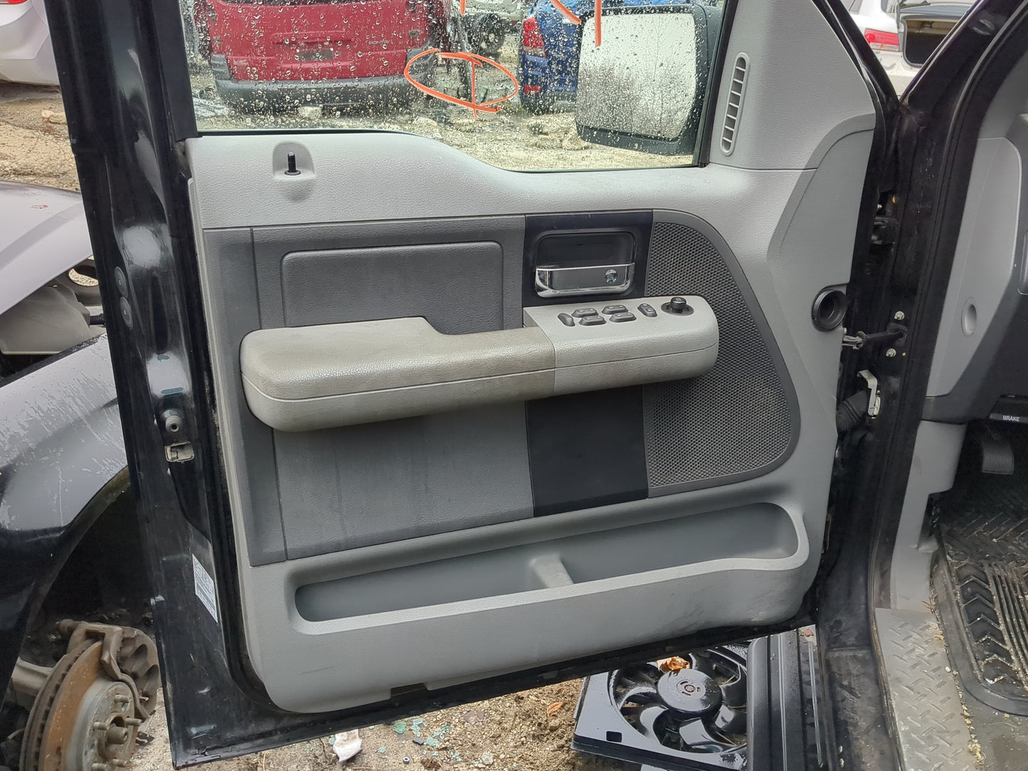 2007 Ford F-150 Front Left Driver Interior Door Panel Trim 1233824 - Oemusedautoparts1.com
