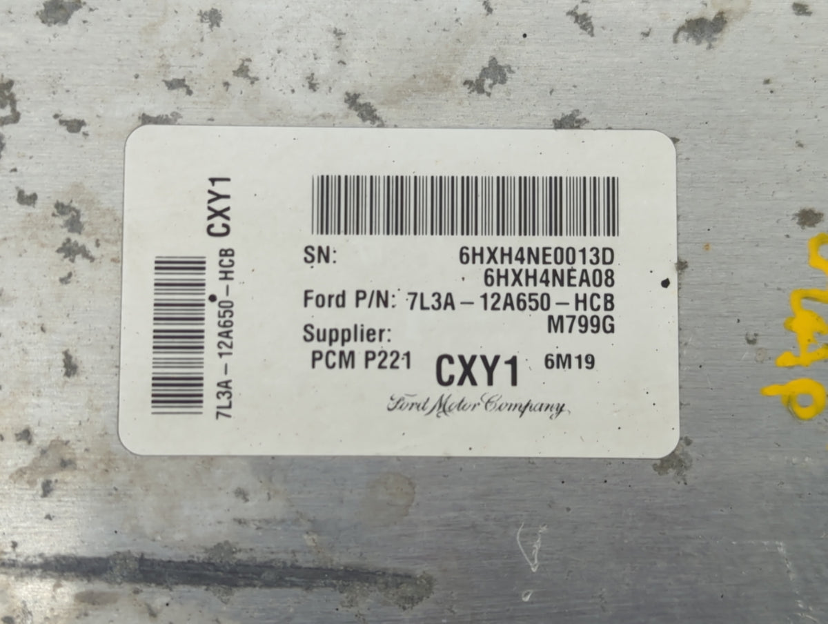 2007 Ford F-150 PCM Engine Control Computer ECU ECM PCU OEM P/N:7L3A-12A650-HCB Fits OEM Used Auto Parts - Oemusedautoparts1