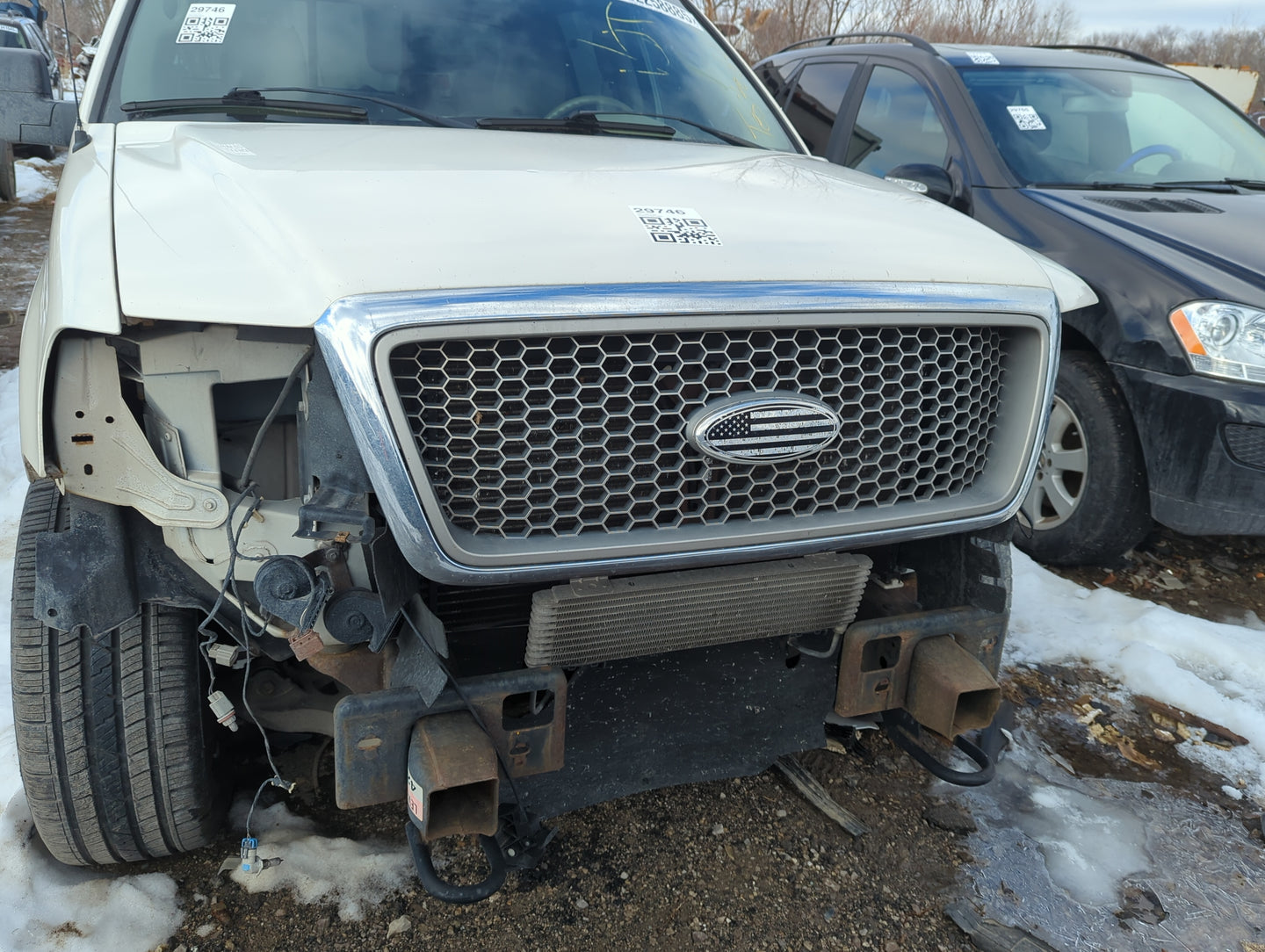 2006-2008 Ford F-150 Front Grille Bumper Not Included 1367896 - Oemusedautoparts1.com