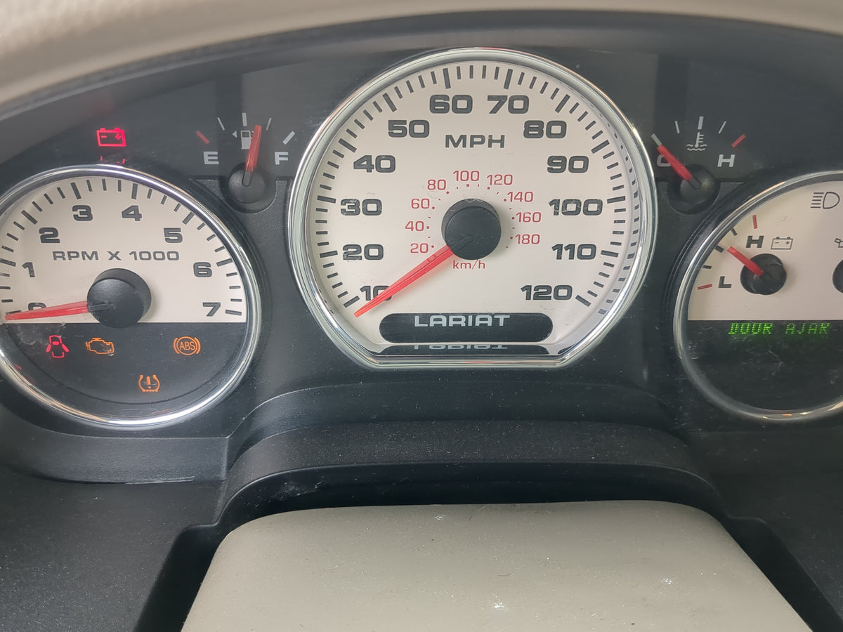 2007-2008 Ford F-150 Instrument Cluster Speedometer Gauges Miles:159K Fits Fits 2007 2008 OEM Used Auto Parts - Oemusedautop