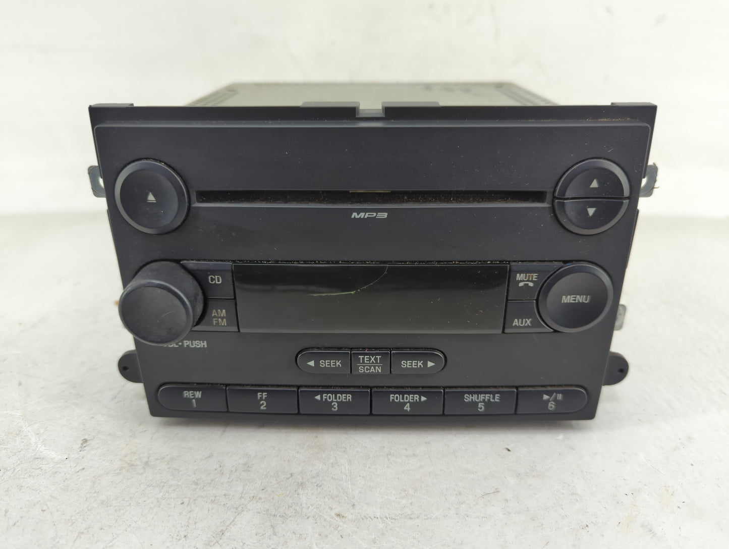2007-2008 Ford F-150 Radio AM FM Cd Player Receiver Replacement P/N:7L3T-18C869-BK Fits Fits 2007 2008 OEM Used Auto Parts -