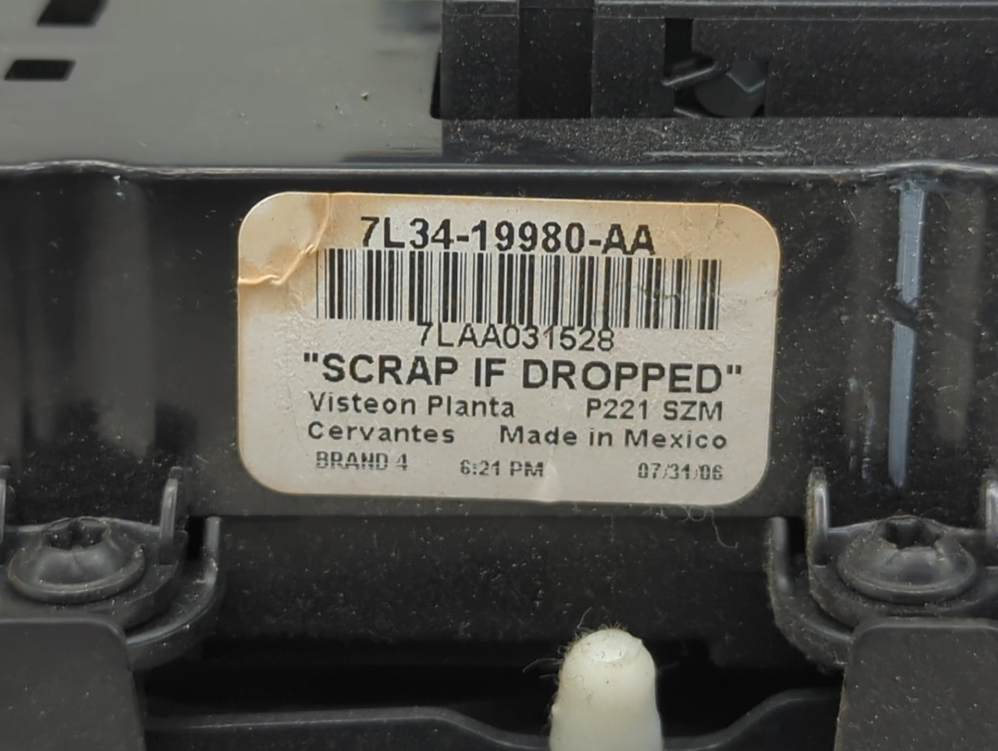 2004-2008 Ford F-150 Climate Control Module Temperature AC/Heater Replacement P/N:7L34-19980-AA Fits Fits 2004 2005 2006 200