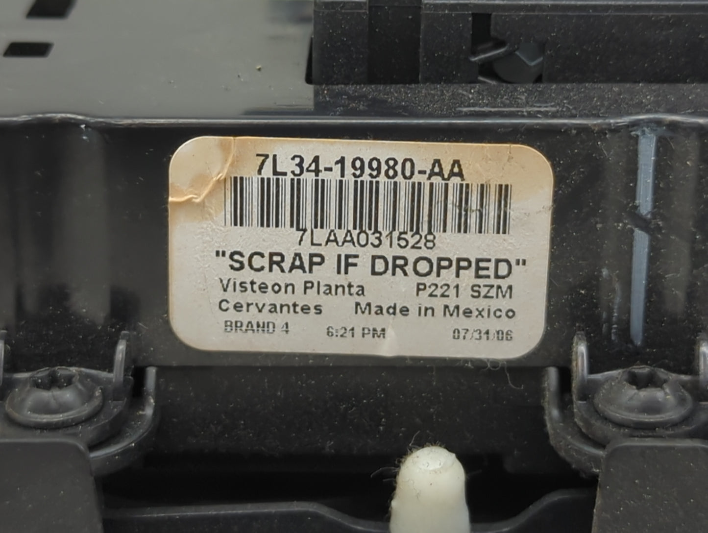 2004-2008 Ford F-150 Climate Control Module Temperature AC/Heater Replacement P/N:7L34-19980-AA Fits Fits 2004 2005 2006 200