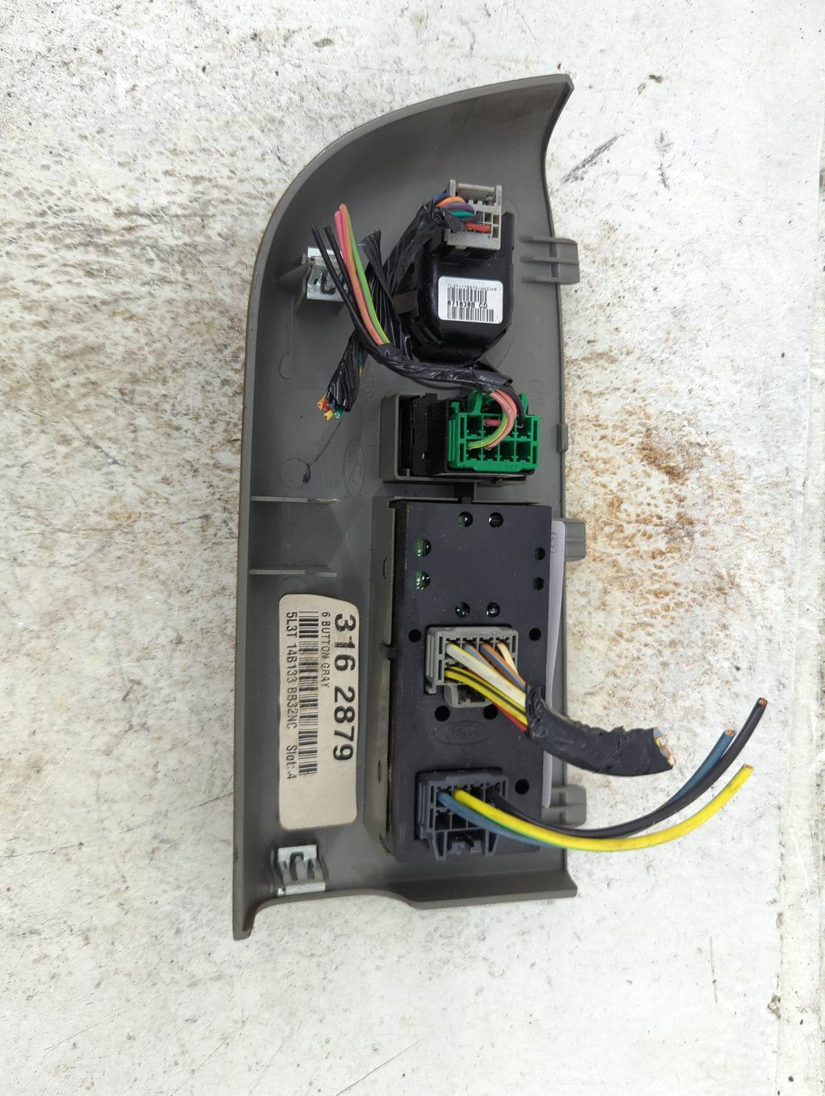 2007 Ford F-150 Master Power Window Switch Replacement Driver Side Left P/N:5L3T 14B133 BB32NC Fits OEM Used Auto Parts - Oe