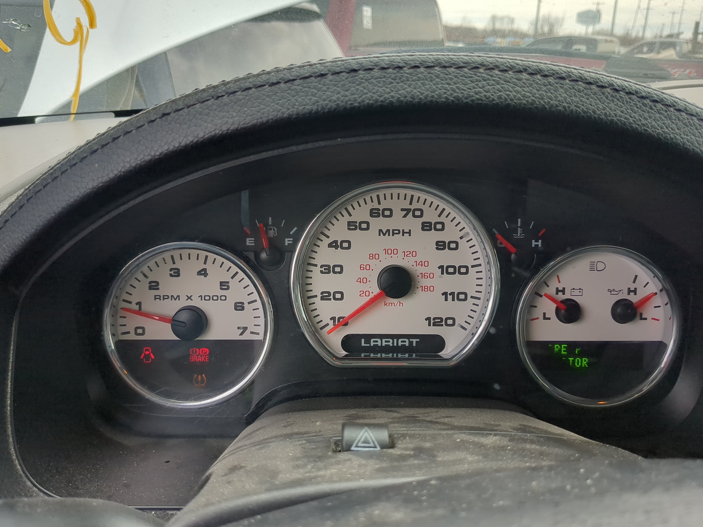 2007-2008 Ford F-150 Instrument Cluster Speedometer Gauges Fits Fits 2007 2008 OEM Used Auto Parts - Oemusedautoparts1.com