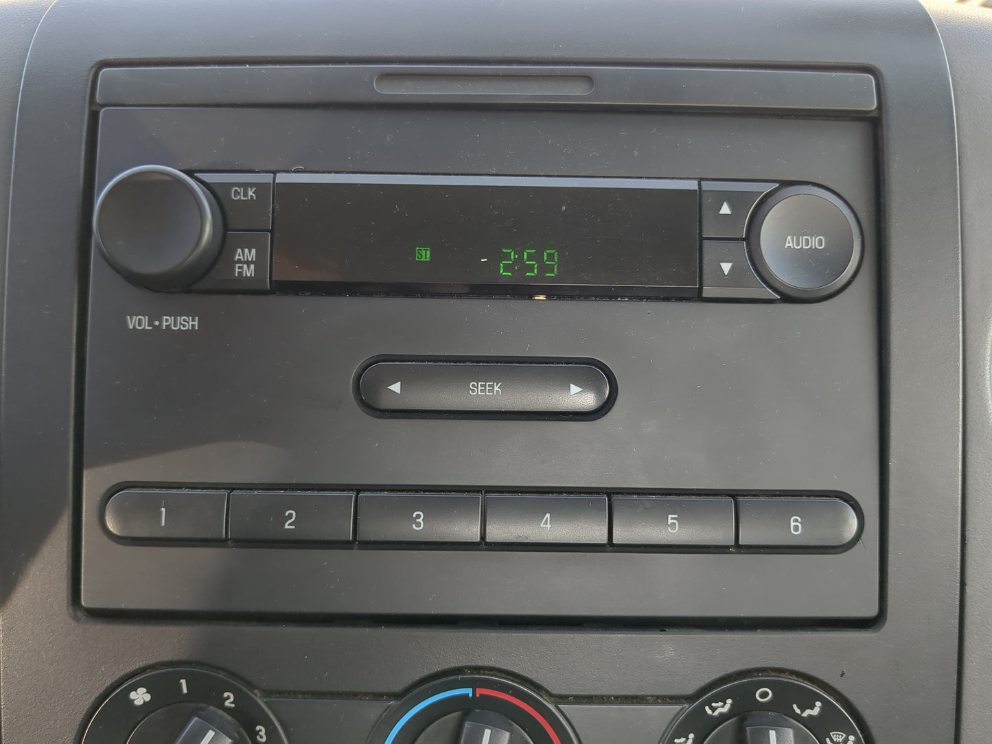 2007-2008 Ford F-150 Radio AM FM Cd Player Receiver Replacement Fits Fits 2007 2008 OEM Used Auto Parts - Oemusedautoparts1.