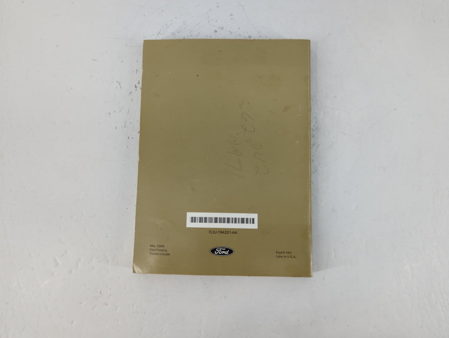 2007 Ford F-150 Owners Manual Book Guide P/N:7L3J-19A321-AA OEM Used Auto Parts - Oemusedautoparts1.com