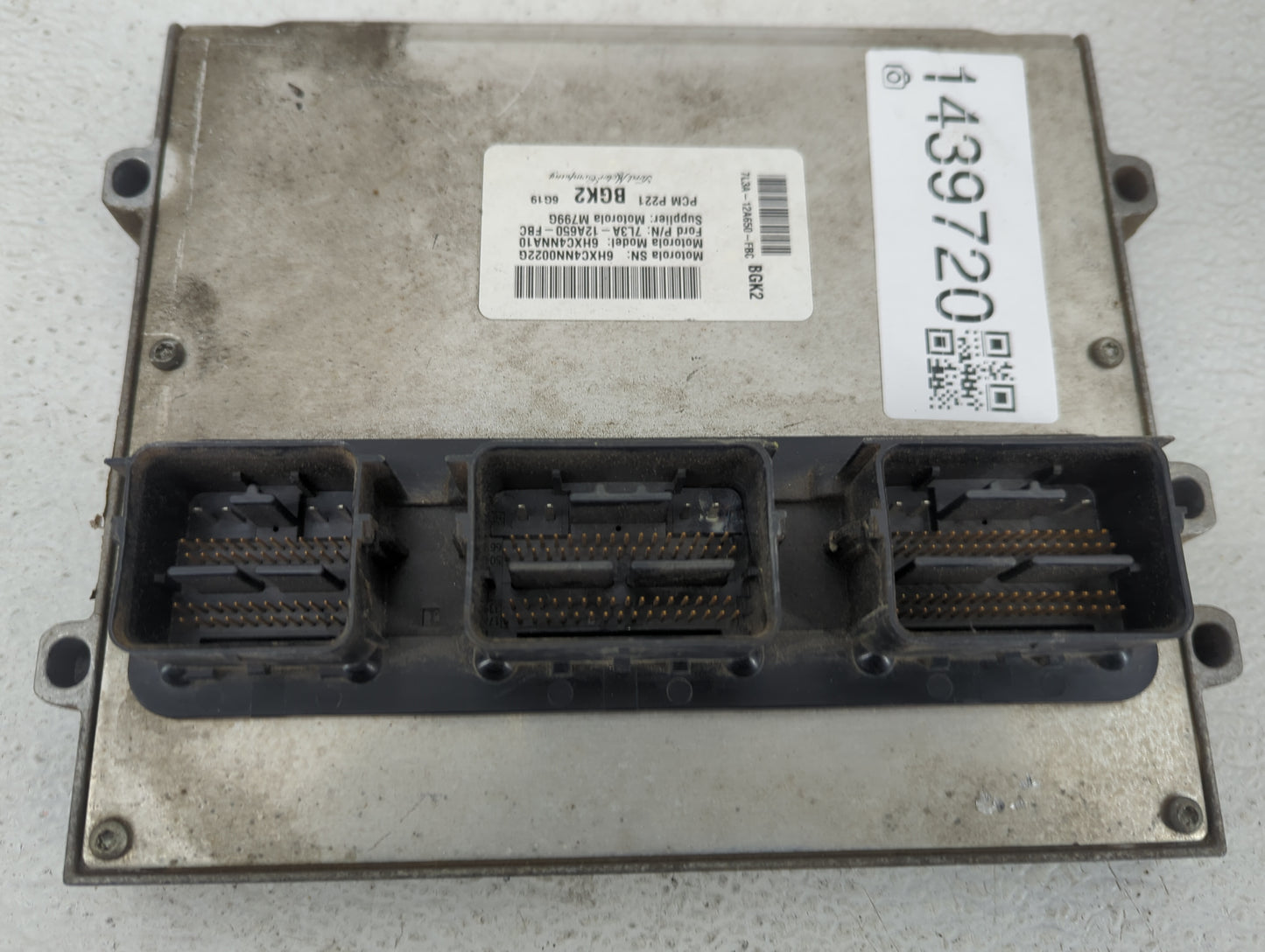 2007 Ford F150 PCM Engine Control Computer ECU ECM PCU OEM P/N:6HXC4NN0022G 6HXC4NNA10, 7L3A-12A650-FBC, M799G Fits OEM Used