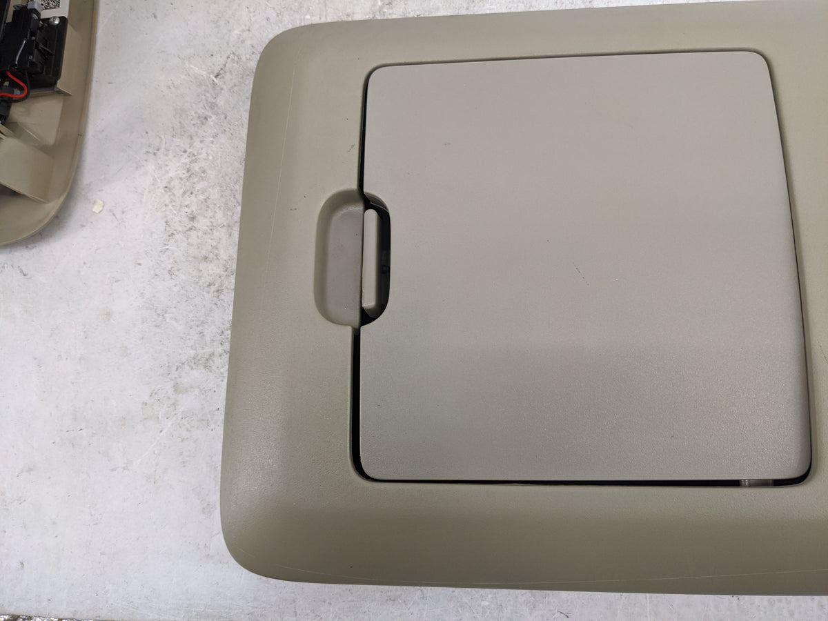 2007 Ford F150 Overhead Roof Console Tan - Oemusedautoparts1.com