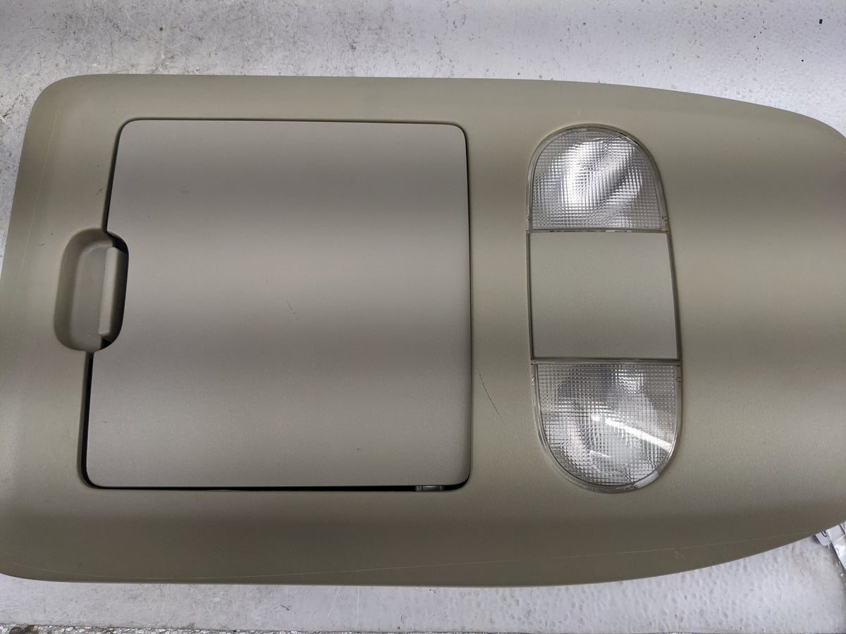 2007 Ford F150 Overhead Roof Console Tan - Oemusedautoparts1.com