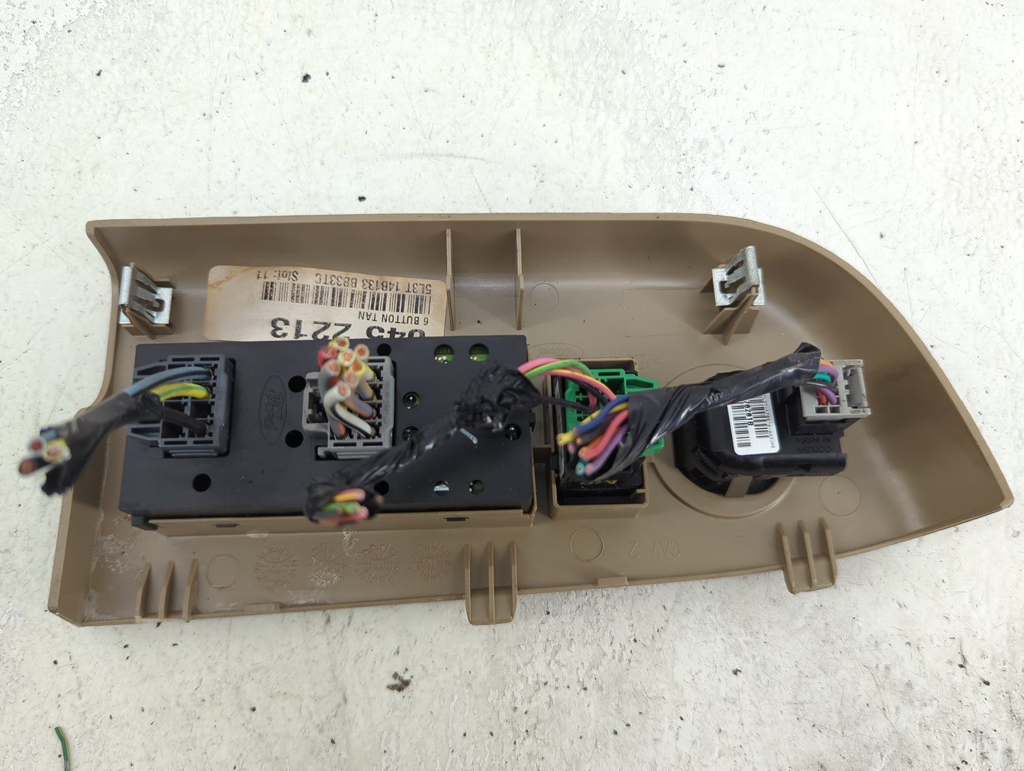 2007 Ford F150 Master Power Window Switch Replacement Driver Side Left P/N:5L3T 14B133 BB33TC 5L3T-14B133-BHW Fits OEM Used 