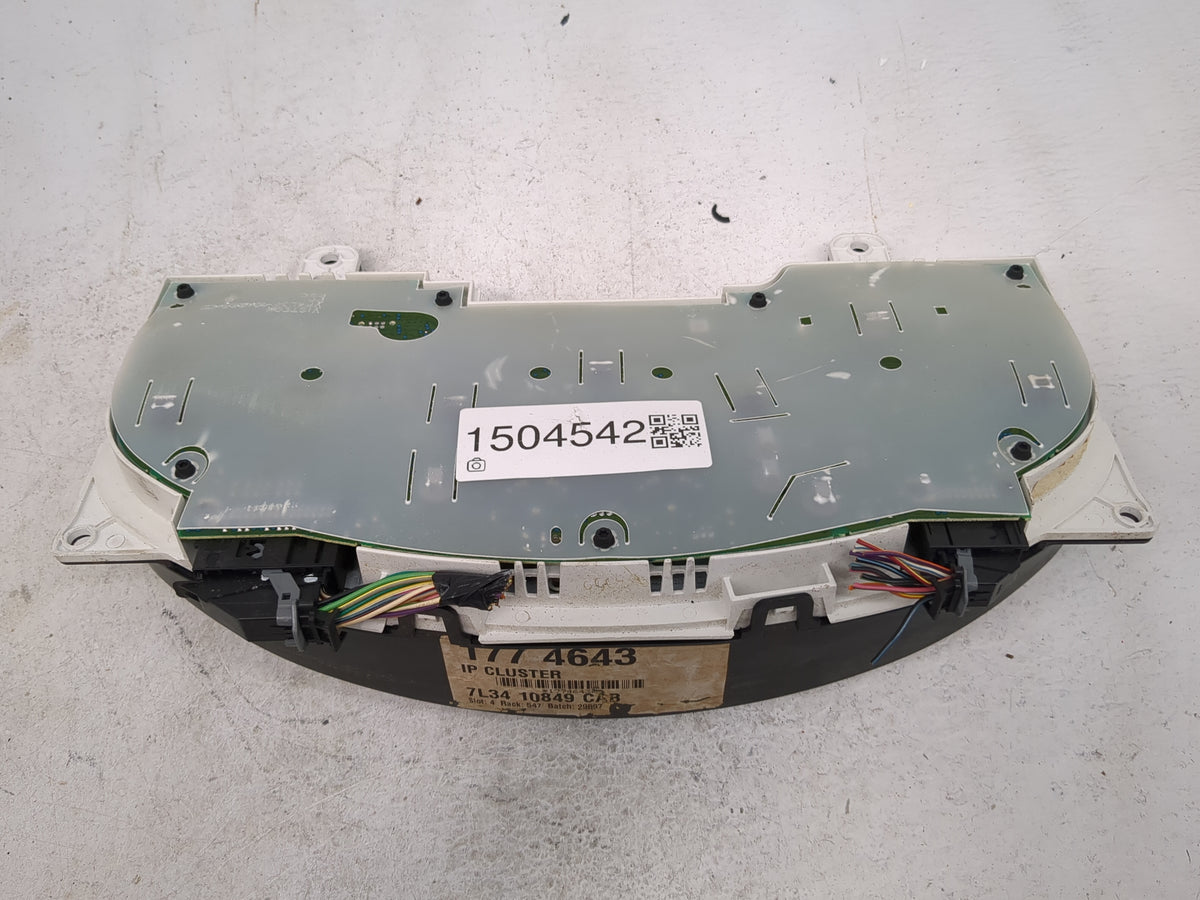 2007 Ford F150 Instrument Cluster Speedometer Gauges P/N:7L34-10849 1774643 Miles:97K Fits Fits 2008 OEM Used Auto Parts - O