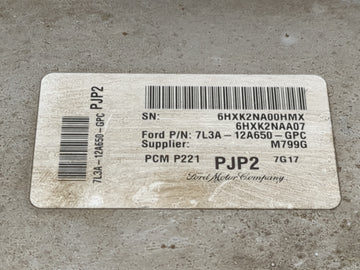 2007 Ford F150 PCM Engine Control Computer ECU ECM PCU OEM P/N:7L3A-12A650-GPC 6HXK2NA00HMX, 6HXK2NAA07 OEM Used Auto Parts