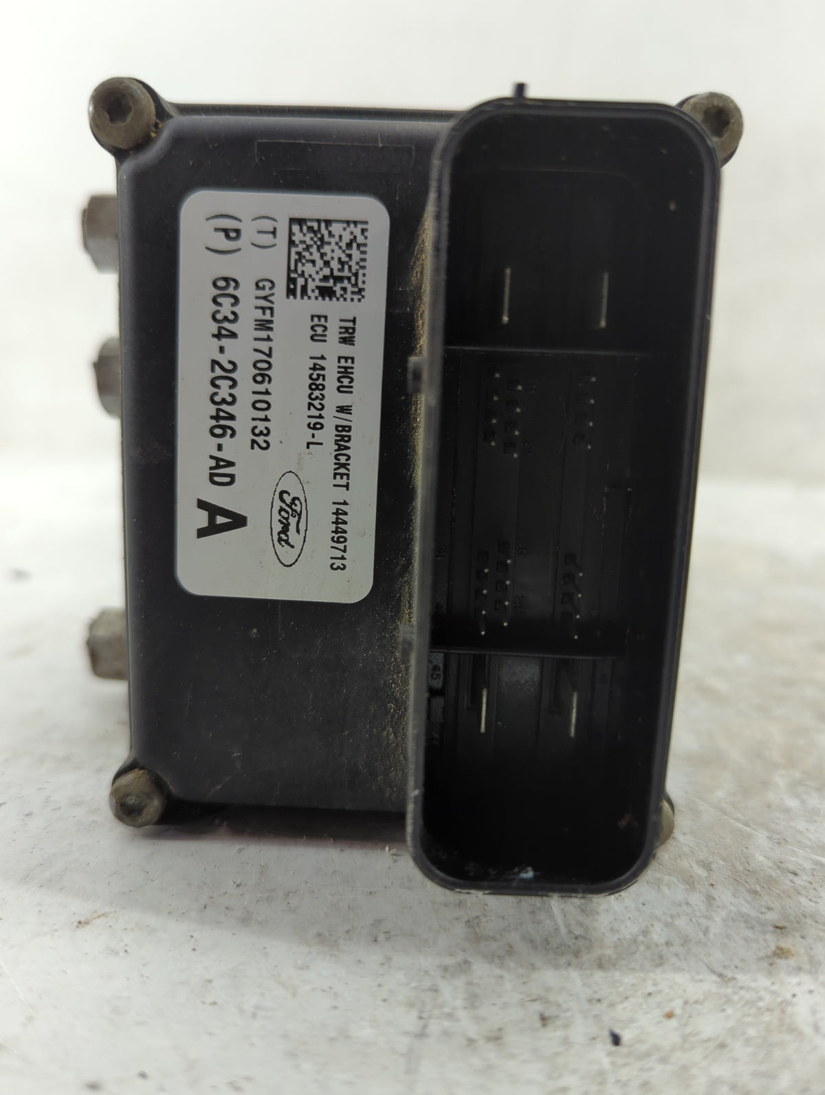2007 Ford F250sd Anti-Lock Brake ABS Pump Module Actuator OEM P/N:6C34-2C346-AD 14583219-L, 14449713 Fits Fits 2006 OEM Used