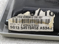 2007 Ford Five Hundred Overhead Roof Console Gray - Oemusedautoparts1.com