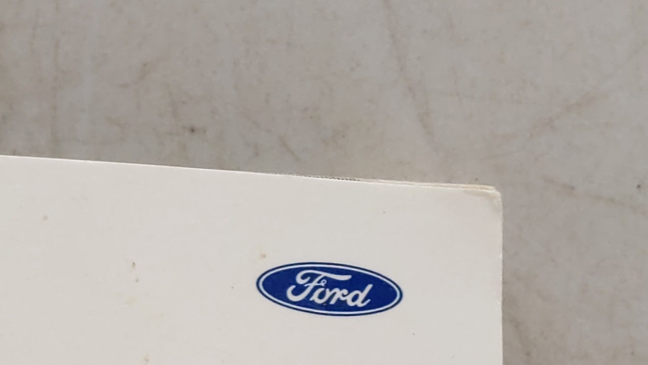 2007 Ford Five Hundred Owners Manual Book Guide OEM Used Auto Parts - Oemusedautoparts1.com