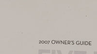 2007 Ford Five Hundred Owners Manual Book Guide OEM Used Auto Parts - Oemusedautoparts1.com