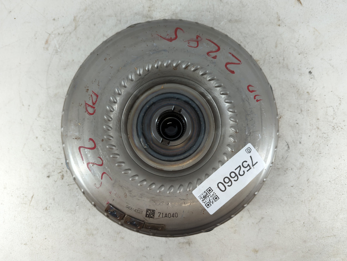 2007 Ford Five Hundred Torque Converter Automatic Transmission OEM P/N:0406140023 71A040 Fits OEM Used Auto Parts - Oemuseda