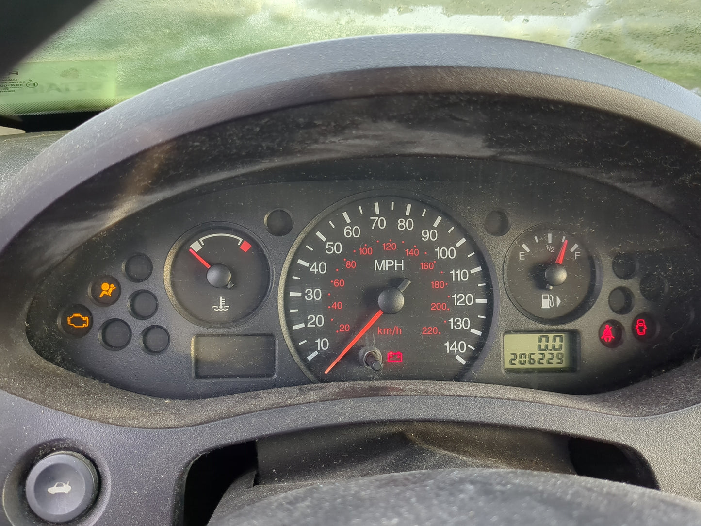 2006-2007 Ford Focus Instrument Cluster Speedometer Gauges Miles:206K Fits Fits 2006 2007 OEM Used Auto Parts - Oemusedautop