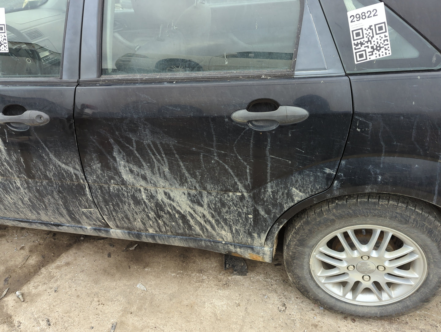 2007 Ford Focus Driver Rear Door Oem - Oemusedautoparts1.com