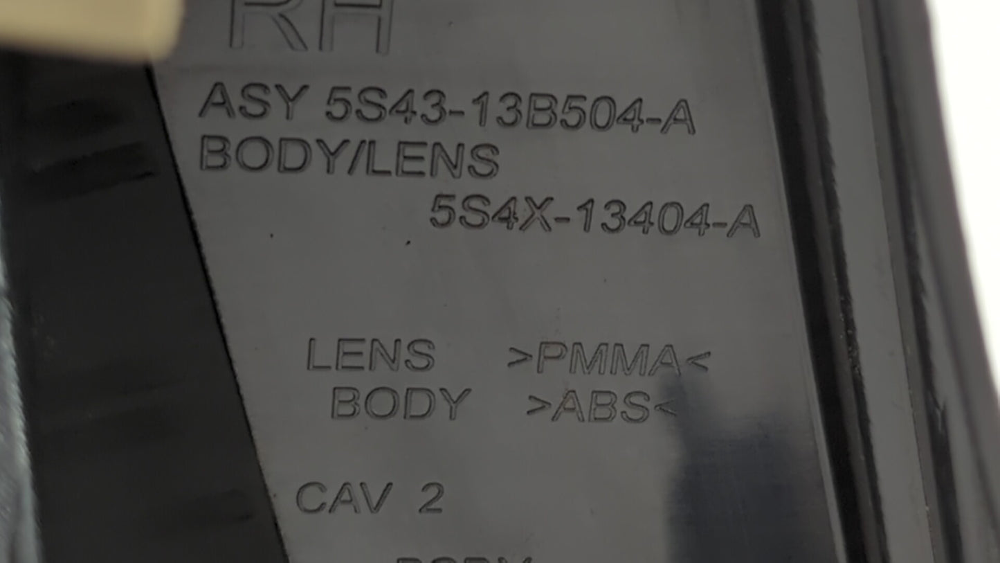2005-2007 Ford Focus Tail Light Assembly Passenger Right OEM P/N:5S43-13B504-A Fits Fits 2005 2006 2007 OEM Used Auto Parts 