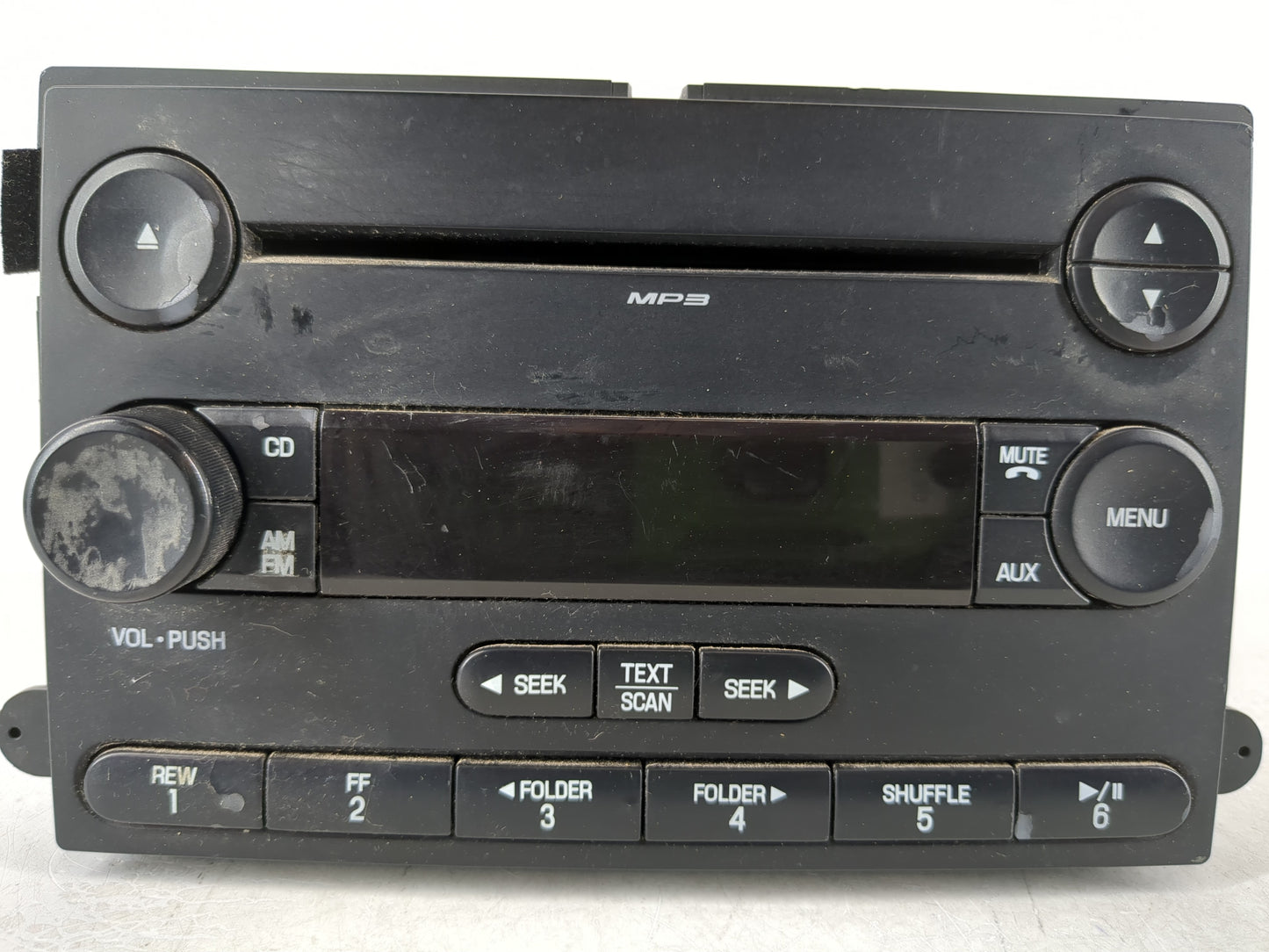 2007 Ford Focus Radio AM FM Cd Player Receiver Replacement Fits OEM Used Auto Parts - Oemusedautoparts1.com