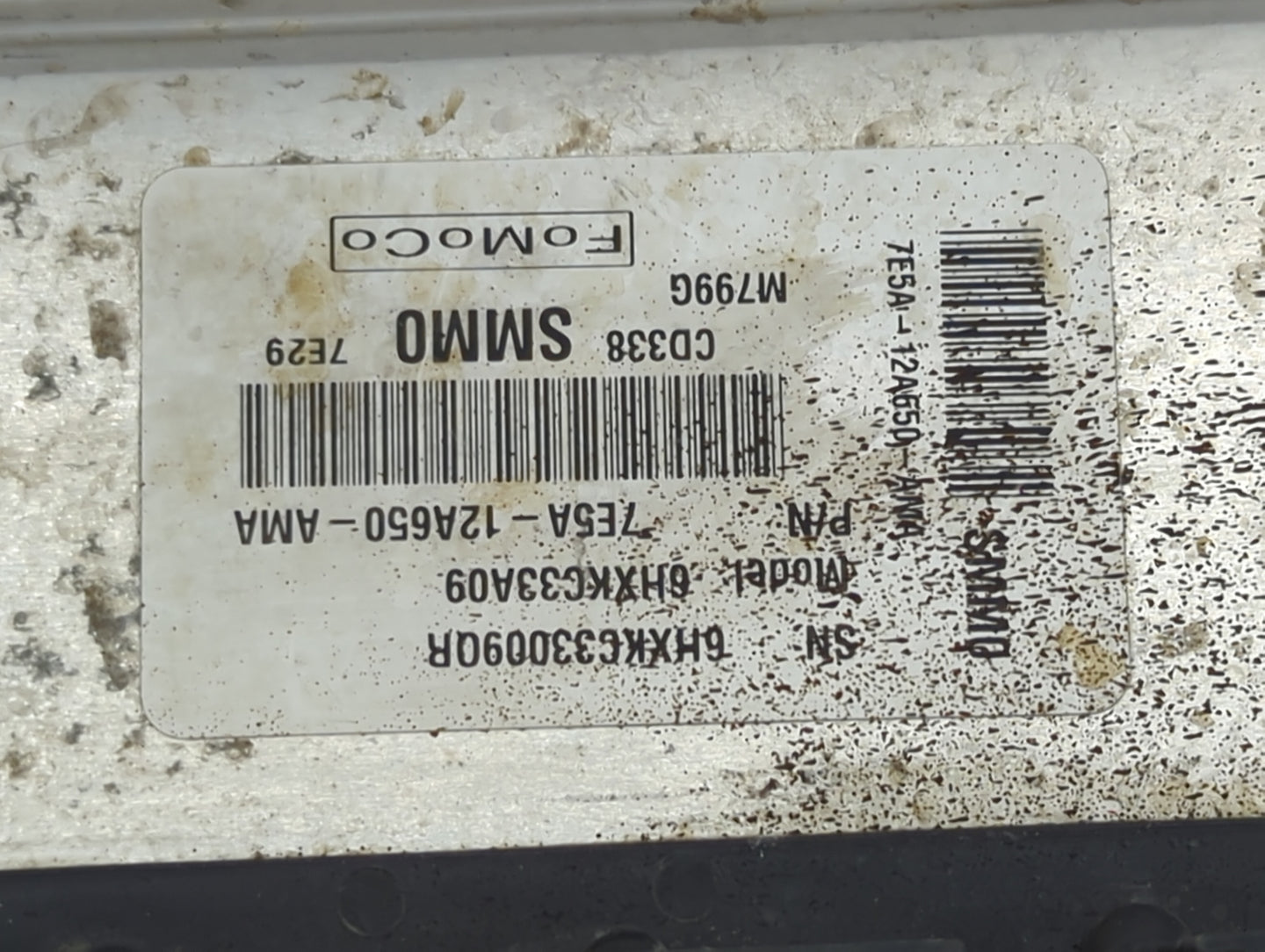2007 Ford Fusion PCM Engine Control Computer ECU ECM PCU OEM P/N:7E5A-12A650-AMA Fits OEM Used Auto Parts - Oemusedautoparts