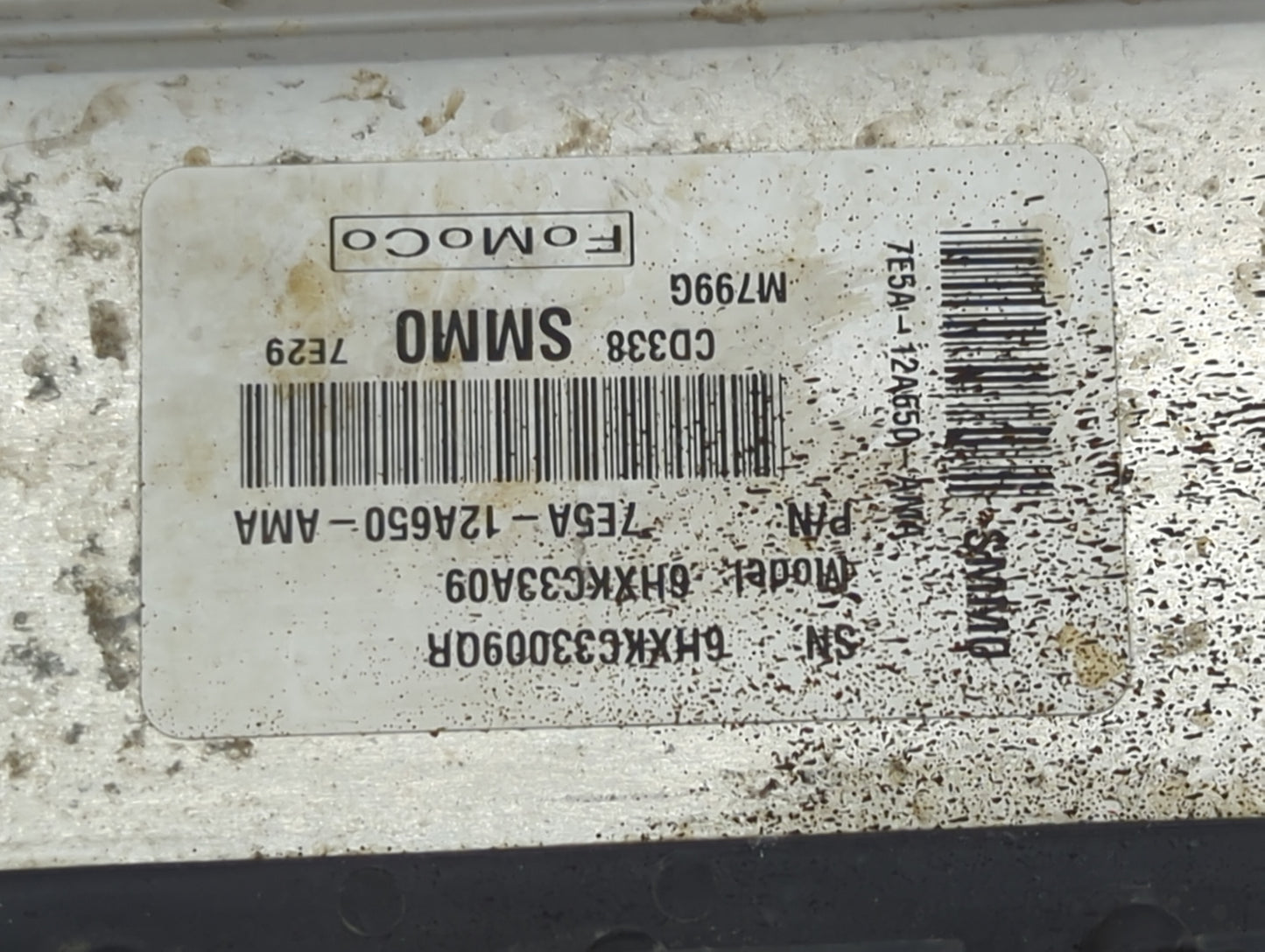 2007 Ford Fusion PCM Engine Control Computer ECU ECM PCU OEM P/N:7E5A-12A650-AMA Fits OEM Used Auto Parts - Oemusedautoparts