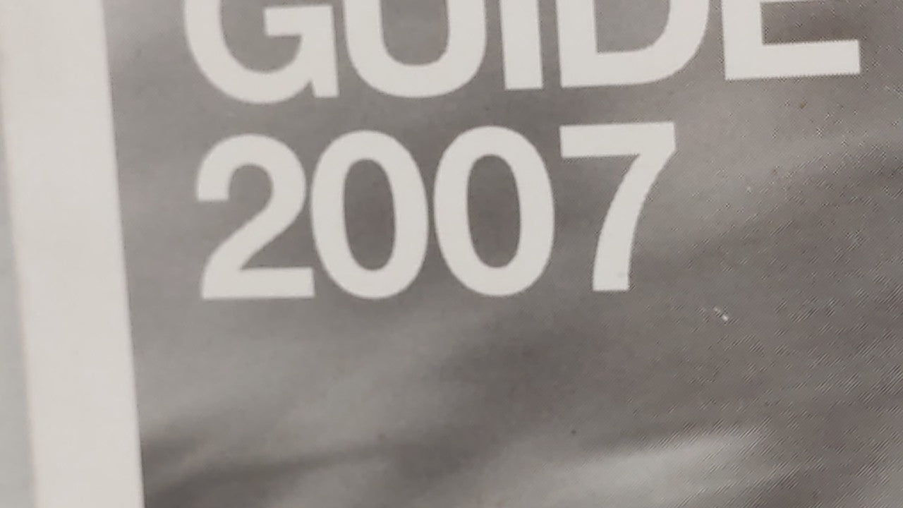 2007 Ford Fusion Owners Manual Book Guide OEM Used Auto Parts - Oemusedautoparts1.com