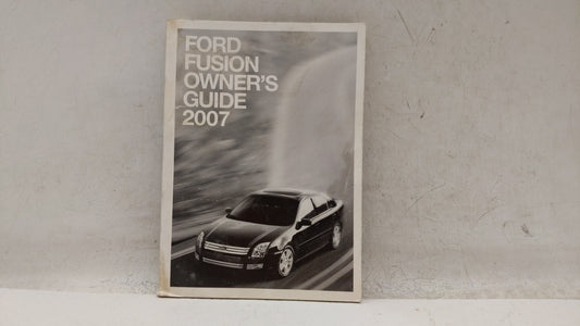 2007 Ford Fusion Owners Manual Book Guide OEM Used Auto Parts - Oemusedautoparts1.com