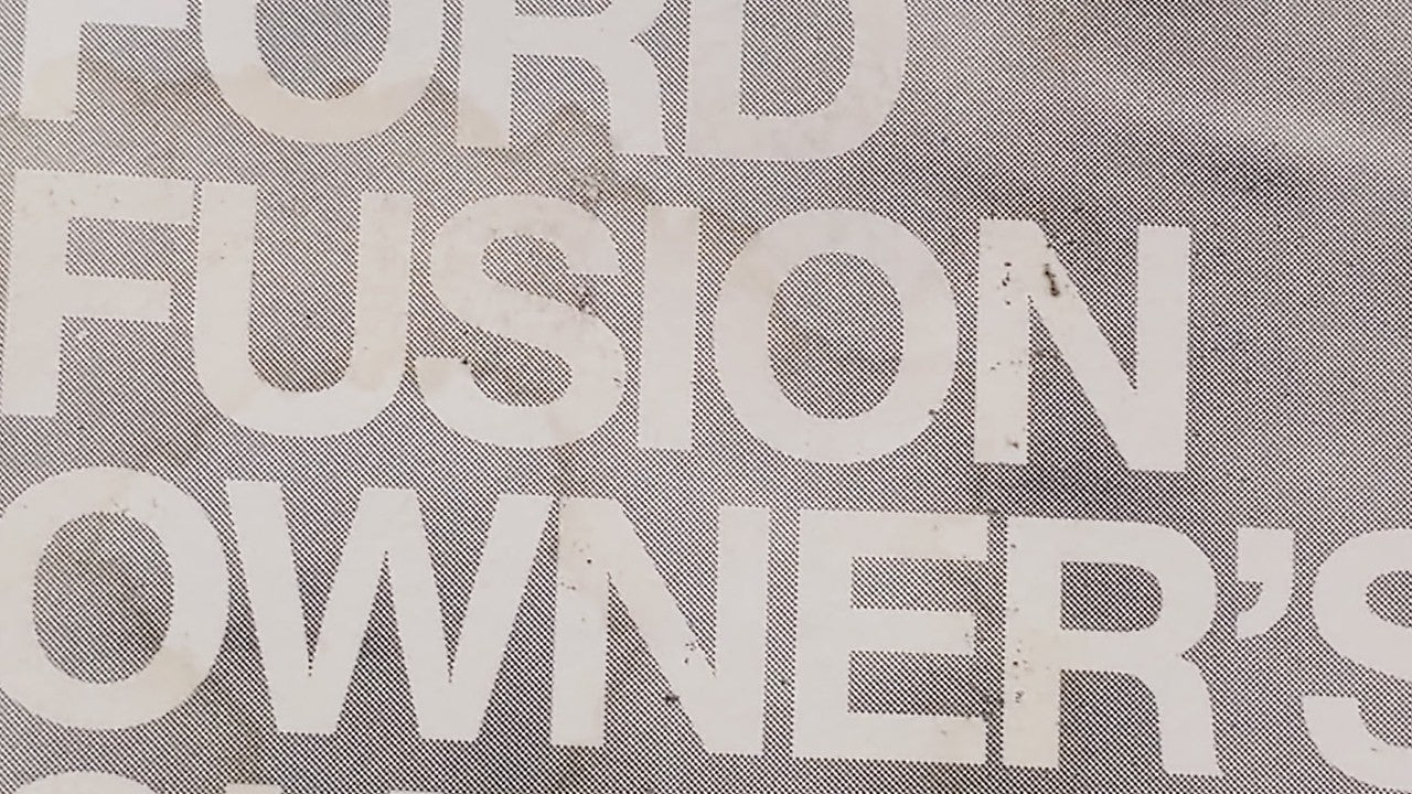 2007 Ford Fusion Owners Manual Book Guide OEM Used Auto Parts - Oemusedautoparts1.com