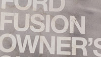 2007 Ford Fusion Owners Manual Book Guide OEM Used Auto Parts - Oemusedautoparts1.com