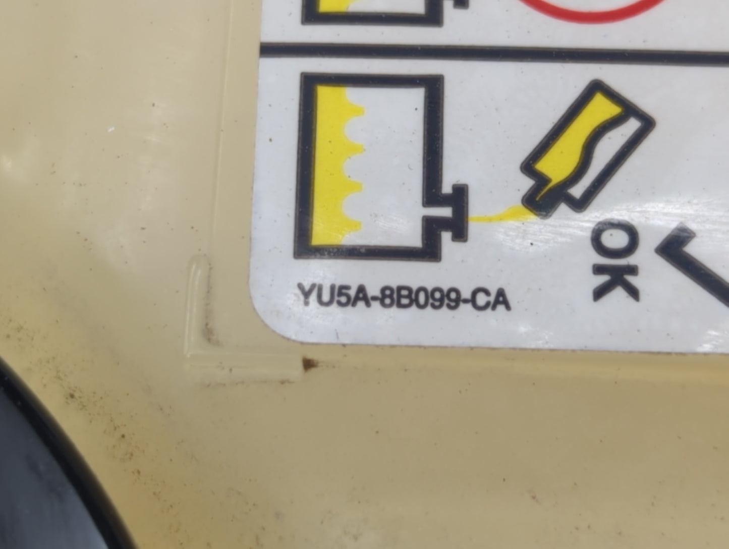 2006-2009 Ford Fusion Radiator Coolant Overflow Expansion Tank Bottle 384601 - Oemusedautoparts1.com