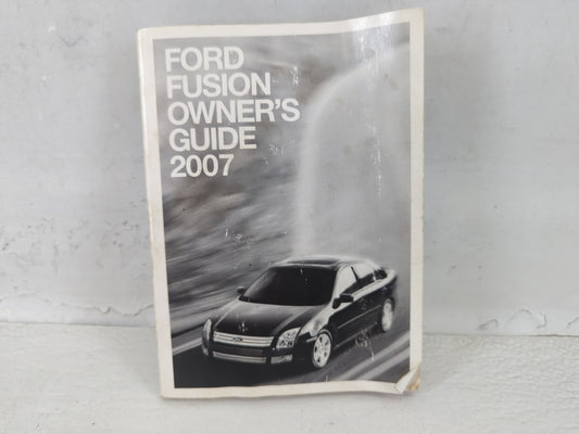 2007 Ford Fusion Owners Manual Book Guide P/N:7E5J-19A321-AB OEM Used Auto Parts - Oemusedautoparts1.com