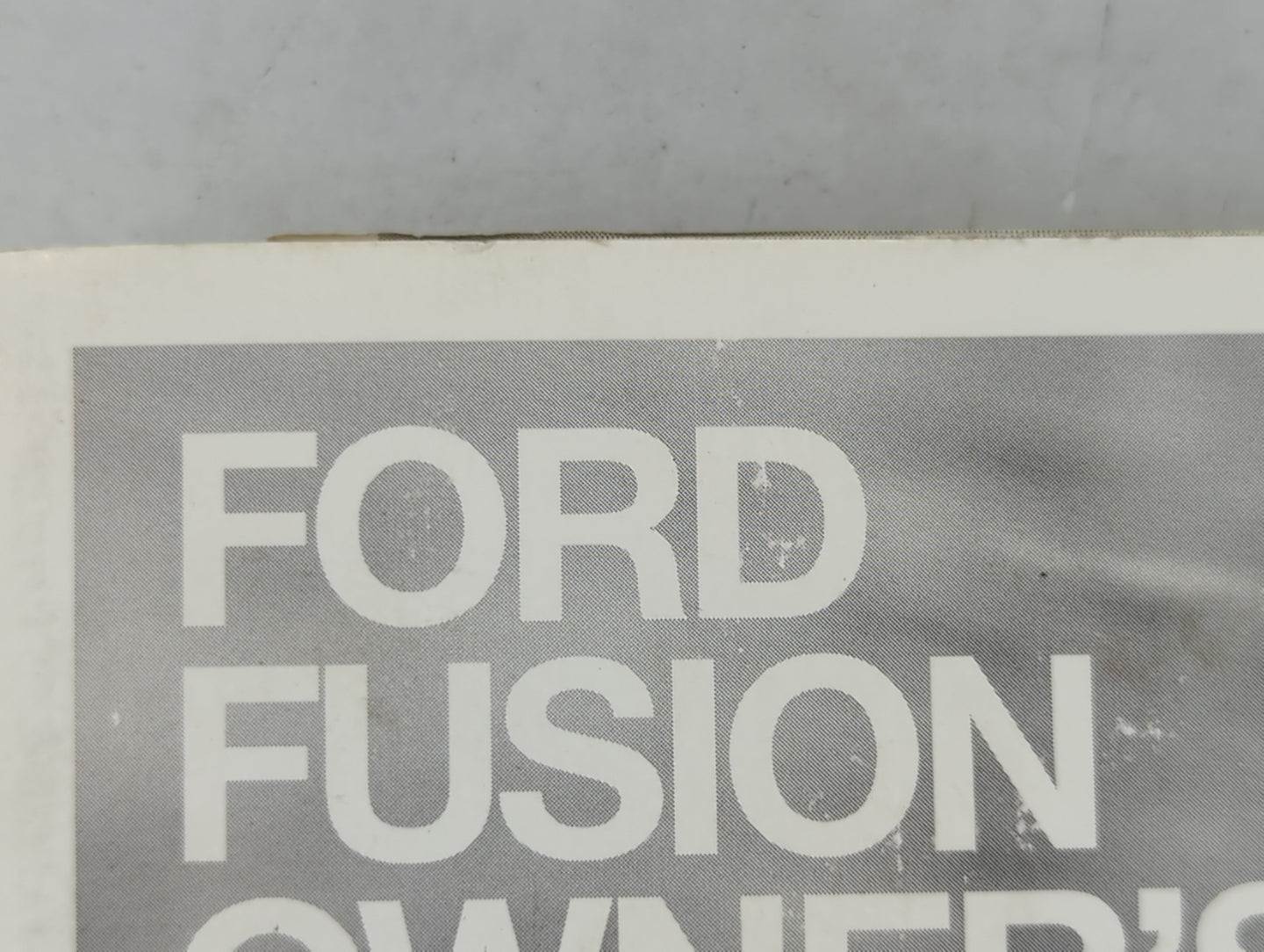 2007 Ford Fusion Owners Manual Book Guide P/N:7E5J-19A321-AB OEM Used Auto Parts - Oemusedautoparts1.com