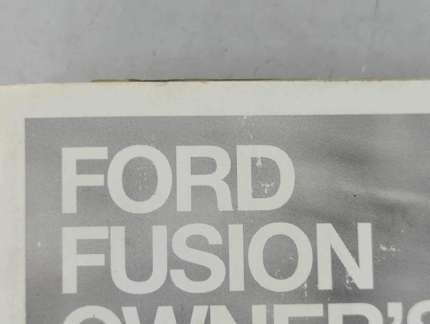 2007 Ford Fusion Owners Manual Book Guide P/N:7E5J-19A321-AB OEM Used Auto Parts - Oemusedautoparts1.com