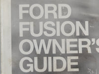 2007 Ford Fusion Owners Manual Book Guide P/N:7E5J-19A321-AB OEM Used Auto Parts - Oemusedautoparts1.com