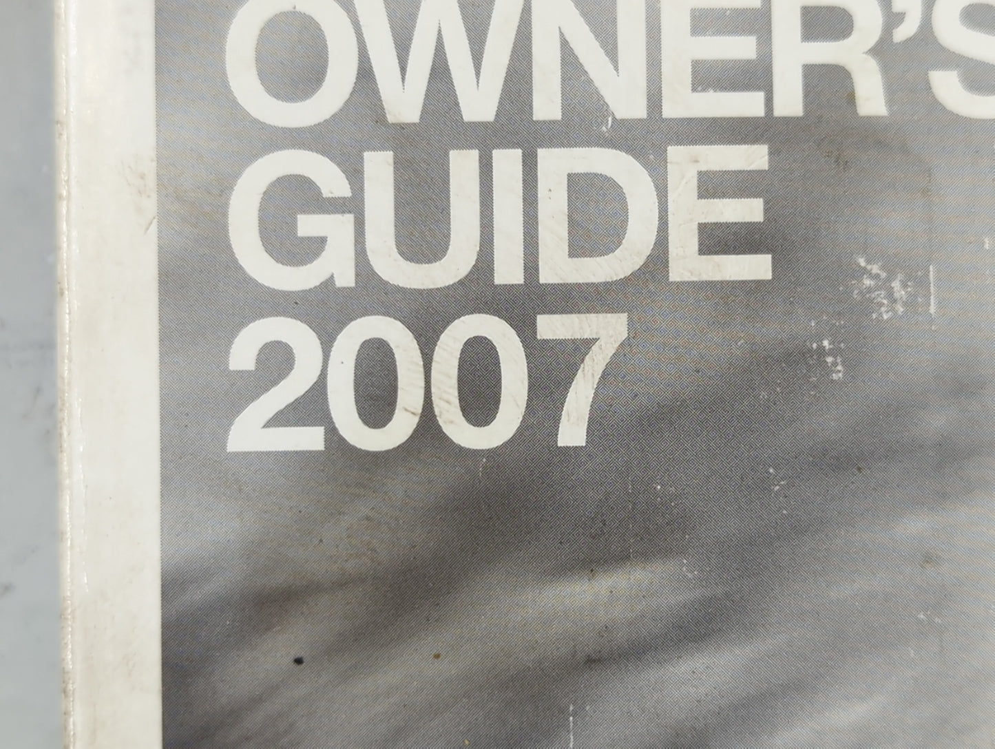2007 Ford Fusion Owners Manual Book Guide P/N:7E5J-19A321-AB OEM Used Auto Parts - Oemusedautoparts1.com